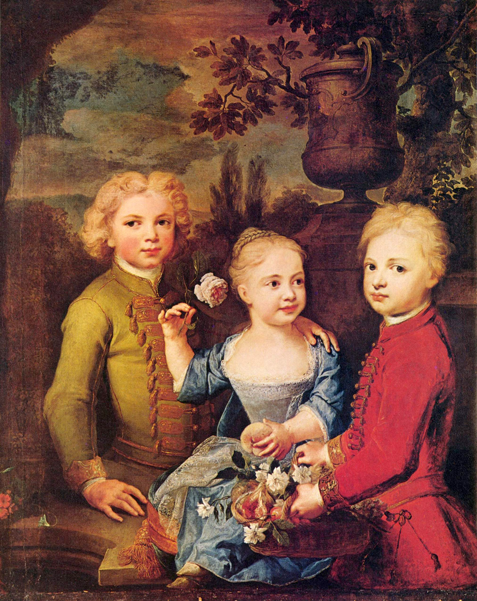 three children of the councilor barthold hinrich brockes